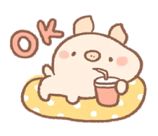 👌 emoji Bread Tree's Piggy | @cutestickers4you Telegram sticker 5 of 40