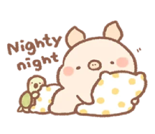 💙 emoji Bread Tree's Piggy | @cutestickers4you Telegram sticker 7 of 40