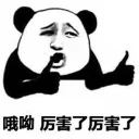 👍 emoji 搞笑熊猫系列 👉 @zh_chu 👈 Telegram sticker 23 of 119