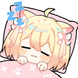🛏 emoji 月明幻空 By.匣子 @limeSticker Telegram sticker 12 of 16
