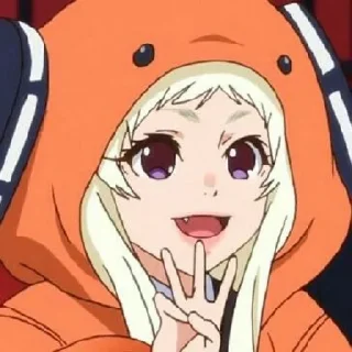 🦩 emoji Runa Yomozuki ミ @melodyyflowersx Telegram sticker 5 of 25