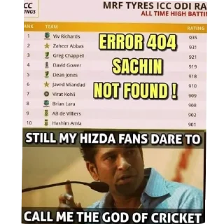 👍 emoji God Sachin Tendulkar Telegram sticker 18 of 90