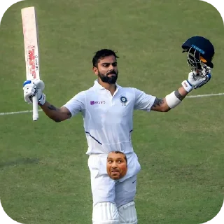 ⛑ emoji God Sachin Tendulkar Telegram sticker 6 of 90