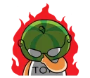 🍉 emoji Watermelon Head by @wontae Telegram sticker 11 of 38