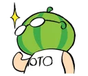 🍉 emoji Watermelon Head by @wontae Telegram sticker 6 of 38