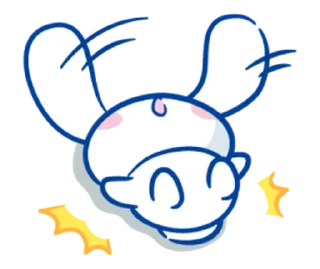 🐇 emoji ૮₍ ෆ @winksparkle ₎ა Telegram sticker 21 of 39