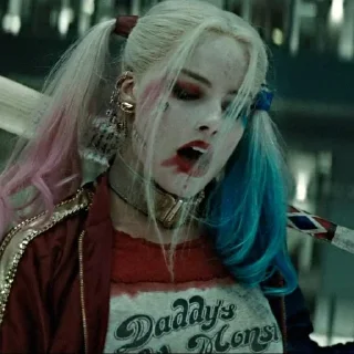 😌 emoji Joker & Harley - @Harpia_Vieillot Telegram sticker 24 of 45
