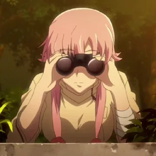 Sticker from Yuno Gasai @Hanim1O