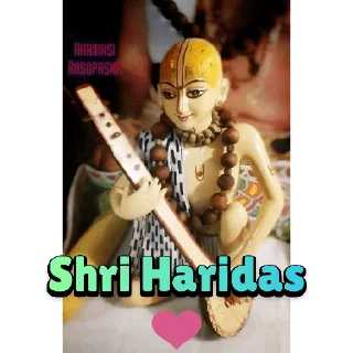 Sticker from Shri Haridas