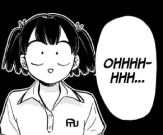 😏 emoji Komi san Telegram sticker 9 of 50