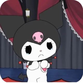 🚩 emoji Kuromi × Melody Telegram sticker 8 of 65