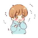 😧 emoji Sticker of a boy and a girl!(Boys side) @bistic Telegram sticker 14 of 24