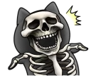 💀 emoji Cute Animals @tikelku Telegram sticker 10 of 41