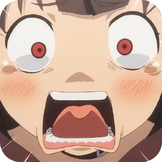 👄 emoji Megumin - [ @AniStickerz ] Telegram sticker 24 of 31