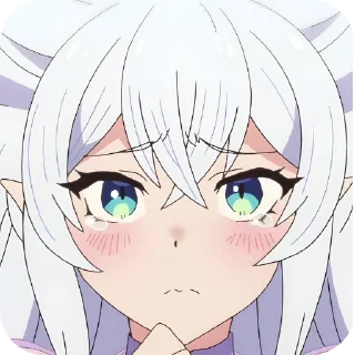🤲 emoji Fenrys - [ @AniStickerz ] Telegram sticker 15 of 30
