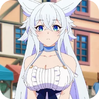👄 emoji Fenrys - [ @AniStickerz ] Telegram sticker 16 of 30