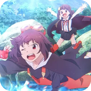 📖 emoji Megumin - [ @AniStickerz ] Telegram sticker 17 of 31