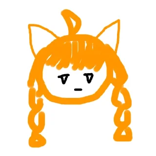😺 emoji 桔子娘3 Telegram sticker 15 of 16