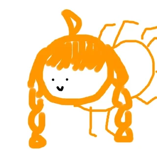 🕷 emoji 桔子娘3 Telegram sticker 16 of 16