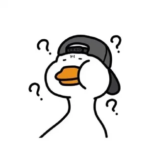 ❓ emoji Angsa 🦢 Telegram sticker 21 of 28