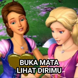 Sticker from barbie marah. @raisaanjay