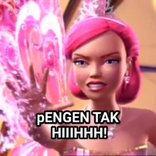 🧚‍♀ emoji barbie marah. @raisaanjay Telegram sticker 16 of 30