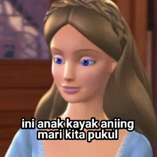 🧚‍♀ emoji barbie marah. @raisaanjay Telegram sticker 8 of 30