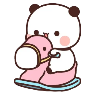 🍼 emoji ★ 𓏲 panda @pasceo ◡̈ Telegram sticker 7 of 25