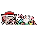 🍬 emoji LIHKG PIG XMAS ANIMATED (UNOFFICIAL) Telegram sticker 9 of 36