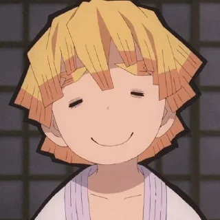 🧡 emoji Zenitsu @stickers_clan Telegram sticker 14 of 33