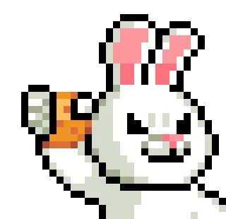 🍊 emoji LIHKG Rabbit Animated (Unofficial) Telegram sticker 16 of 42