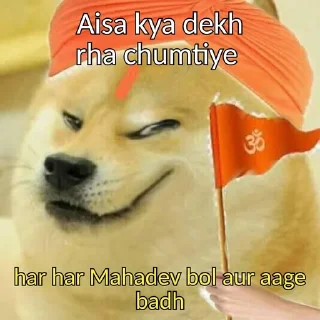 😎 emoji Kattar hindu @malai_kopta Telegram sticker 18 of 23