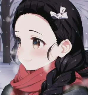 🌕 emoji Nezuko Kamado [.A.I. ]᭄𖣘 @Kamado_slayer Telegram sticker 6 of 49