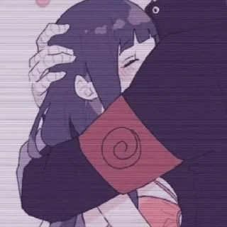 🍁 emoji Naruto X Hinata᭄𖣘 @Kamado_slayer Telegram sticker 19 of 45
