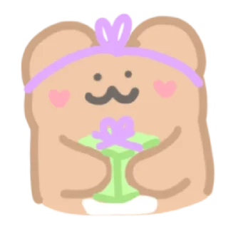 🐻 emoji ⌗ Boong Boong Bear ┊͙ @slyhterin Telegram sticker 12 of 41