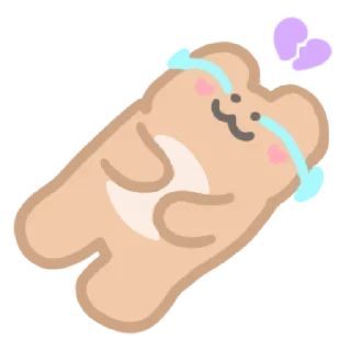 🐻 emoji ⌗ Boong Boong Bear ┊͙ @slyhterin Telegram sticker 21 of 41