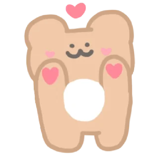 🐻 emoji ⌗ Boong Boong Bear ┊͙ @slyhterin Telegram sticker 19 of 41