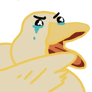😭 emoji 幣圈崩潰動物園LINE不能過審版 Telegram sticker 13 of 29