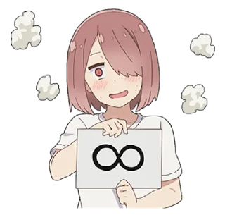 😍 emoji 私に天使が舞い降りた！ Telegram sticker 6 of 80