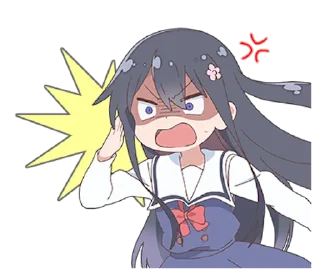 😡 emoji 私に天使が舞い降りた！ Telegram sticker 13 of 80