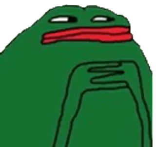 😐 emoji no brain pack Telegram sticker 9 of 42