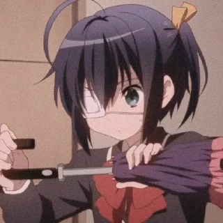 🐰 emoji Rikka Takanashi [ by: @Starshinehelp ] Telegram sticker 11 of 36