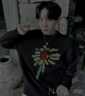 👑 emoji JHOPE DARK @bang7anstickers Telegram sticker 14 of 30