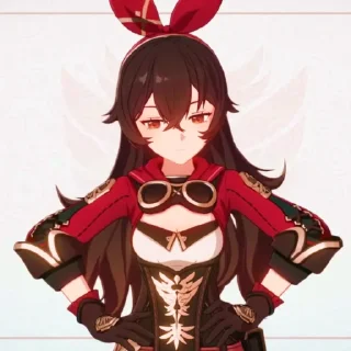 🏹 emoji 𝐎utrider 𝑨mber ≥___≤ @GENSHIINS Telegram sticker 21 of 50