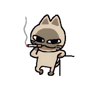 🚬 emoji 暹罗厘普 动态版 更多贴纸在 @riridoafflinks Telegram sticker 7 of 33