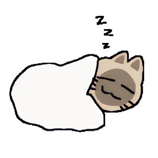 🛏️ emoji 暹罗厘普 动态版 更多贴纸在 @riridoafflinks Telegram sticker 5 of 33