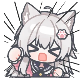 🚫 emoji 桃源猫猫 @zhaxia_cn Telegram sticker 14 of 16