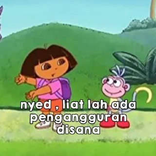 🐵 emoji Dora kerasukan @castlehelp Telegram sticker 19 of 38