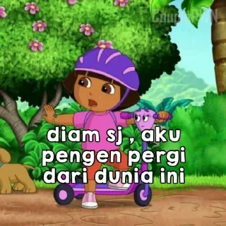 🐵 emoji Dora kerasukan @castlehelp Telegram sticker 24 of 38