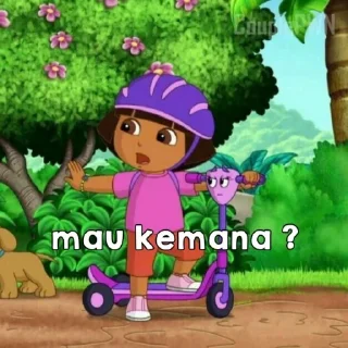 🐵 emoji Dora kerasukan @castlehelp Telegram sticker 23 of 38